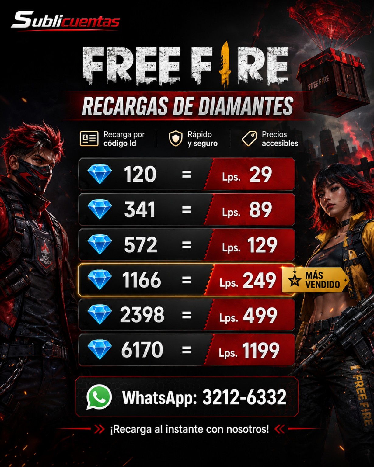 Promoción Free Fire